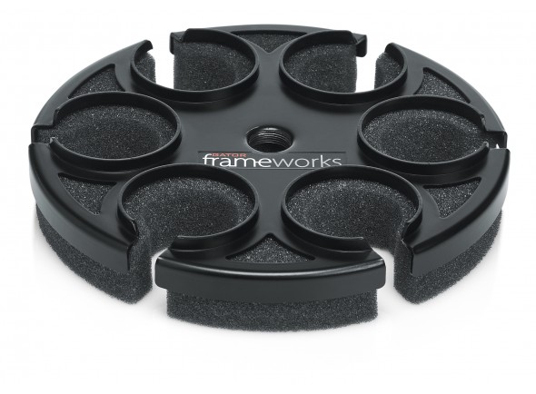 Gator Frameworks GFW-MIC-6TRAY Suporte 6 Micro Gator Frameworks GFW-MIC-6TRAY Suporte 6 Micro