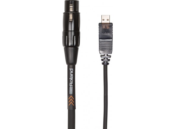 Roland RCC-10-USXF Cabo USB / XLR femea 3m Roland RCC-10-USXF Cabo USB / XLR femea 3m