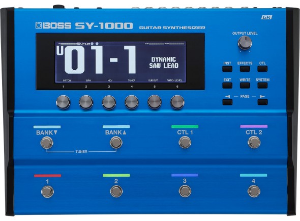 BOSS SY-1000 Sintetizador topo de gama para Guitarra e Baixo