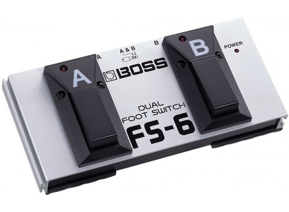 BOSS FS-6 Pedal Footswitch Duplo Universal  - BOSS FS-6 Pedal Footswitch Duplo para Controlo Funções, Ideal para Teclados, Combos Guitarra e Baixo, Pedaleiras Multi-efeitos, Configuração Individual dos Pedais A e B como LATCH (BOSS FS-5L) ou M...