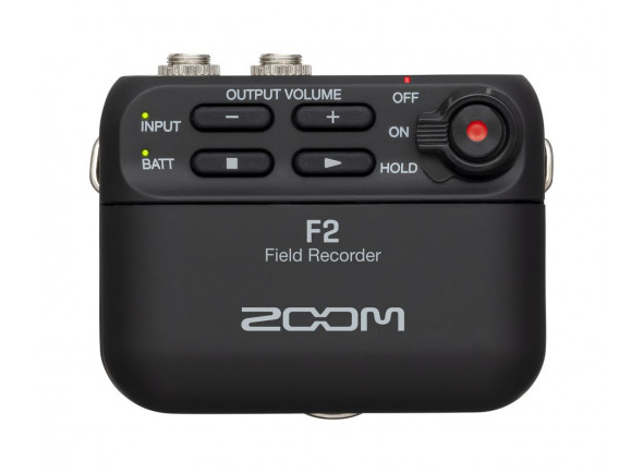 Zoom F2 Gravador com Microfone de Lapela 14h Gravação - Gravador de áudio leve e compacto, Gravação 32-bit float, Grava arquivos de 44,1 kHz / 32 bits ou float de 48 kHz / 32 bits, Função Rec Hold para evitar operação acidental dos botões, Ligação 3,5mm...