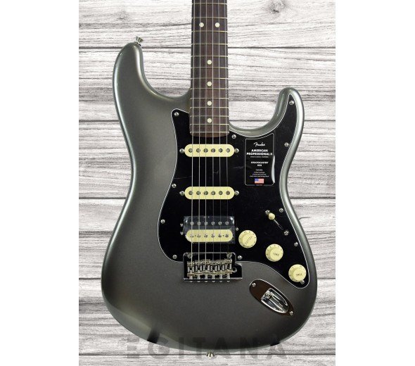 Ver mais informações do  Fender American Professional II Stratocaster RW Mercury 