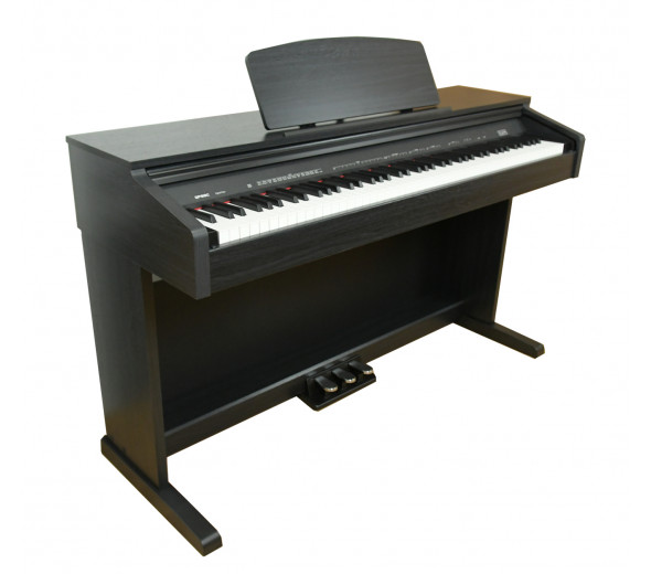 OQAN  QP88C BK  - Piano digital Oqan QP88C, Teclado de 88 teclas com ação de martelo ponderada ajustável de 4 estágios., 3 pedais embutidos no gabinete com as mesmas funções que você encontraria em pianos de cauda a...