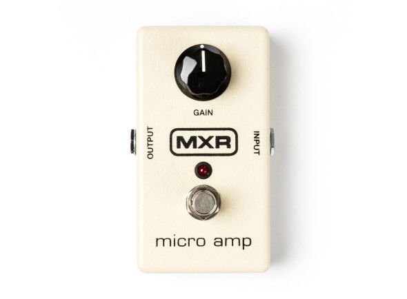MXR Micro Amp M133  - Impulso ajustável, Perfeito para alternar entre guitarras com saída incomparável, Ótimo para uso com longas cadeias de sinal ou a qualquer momento a queda de sinal é um problema, Botão para ganho, ...