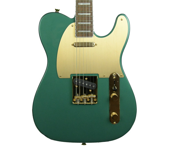 Ver mais informações do  Fender SQ 40th Anniversary Gold Edition Laurel Fingerboard Sherwood Green Metallic