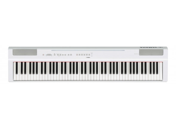Yamaha  P-125A WH - Teclado Graded Hammer Standard (GHS) com 88 teclas ponderadas, Mecanismo de Som CF Puro, 24 sons, máx. polifonia: 192 vozes, Função dupla, dividida e dupla, Gravação de duas faixas (uma música), ...