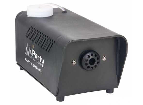 Party Light & Sound 400W PRETA  - Máquina de fumos c/ 400W potência, Volume de fumo: 50m³/minuto, Tempo de aquecimento: 2 minutos, Capacidade reservatório: 0.25 Litros, Tensão funcionamento: 230VAC, Dimensões: 247 x 132 x 153mm, 2....