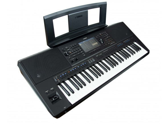Yamaha PSR-SX700  - 61 teclas tipo órgão (FSB) com resposta ao toque (Normal. Soft 1, Soft 2, Hard 1, Hard 2), Polifonia de 128 vozes, 986 sons + 41 Drum/SFX Kits, 400 estilos de acompanhamento (353 Pro Styles, 34 Ses...