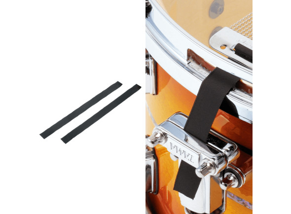Tama  MST20 - Fita para Bordão Tama MST20., These flexible yet durable 15mm wide nylon snappy straps are featured on all TAMA snare drums except STAR, STARPHONIC, JD146 and PE106M. (2pcs/set), 