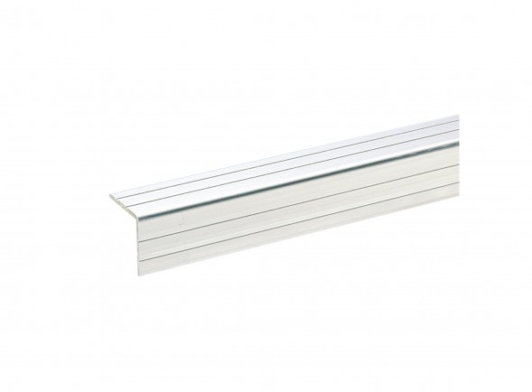 Adam Hall 6109 Aluminium Case Profile  - Proteção de borda de alumínio, Tamanho: 22 x 22 mm, Preço por metro, Entregue em peças de 2 m, 