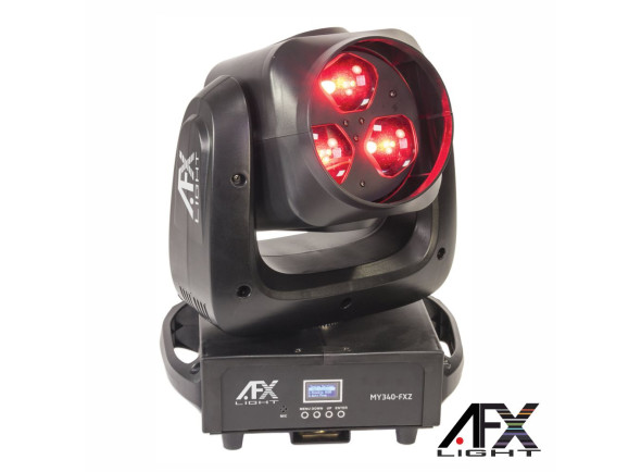Ver mais informações do  Afx Light   Moving Head 3 LEDS 40W RGBW DMX ZOOM MY340-FXZ
