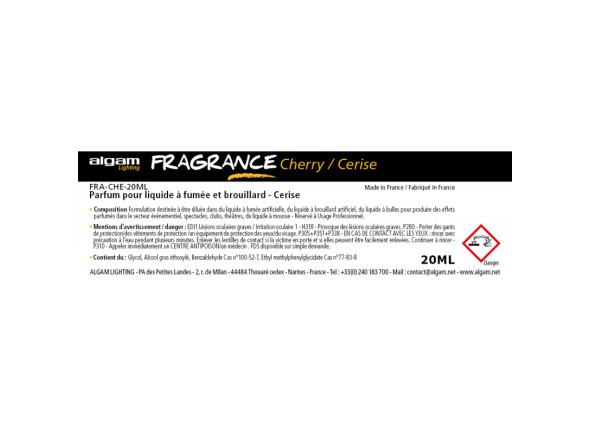 Algam Lighting  FRA-CHE-20ML - Aroma for smoke liquid. Cherry. 20ML