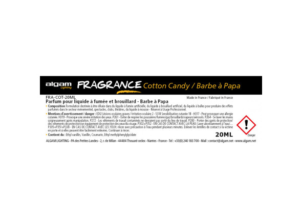 Algam Lighting  FRA-COT-20ML - Aroma for smoke liquid. Candy. 20ML