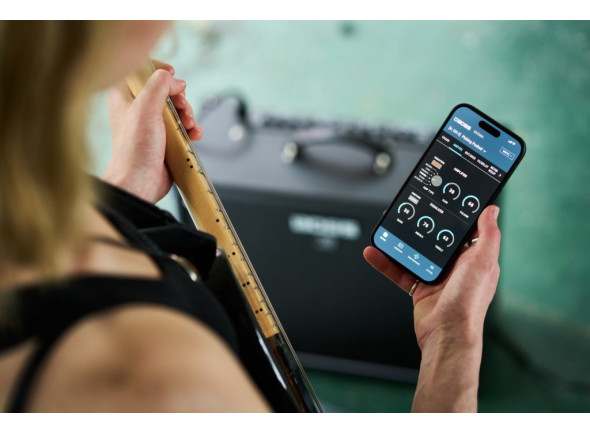 app BOSS DUAL CUBE LX GUITAR permite edição dos efeitos a partir do telemóvel 