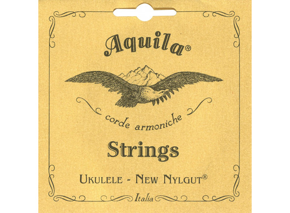 Aquila  Concerto Regular Nylgut WH  - Para afinação padrão com 4ª corda alta em GCEA, Material: intestino artificial (Nylgut), Cor: Branco, Feito na Itália, 