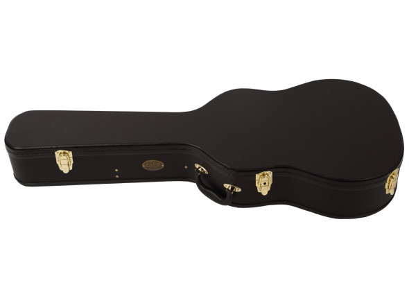 Ashton APCC Estojo Guitarra Clássica  B-Stock - Estojo Rígido Guitarra Clássica APCC, Estojos rígidos moldados que permitem uma alta proteção dos instrumentos, Compartimento interior para acessórios e pés de apoio para poisar no chão, 