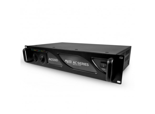 Audio Club  AC500  - Amplificador Stereo Hifi 2x250W, Impedância 4~8 Ohm, Potência: 2x 250W (max.), Entradas: RCA / Jack 6.35mm, Dimensões: 489x250x89mm, 