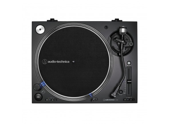 Audio Technica AT-LP140XP Black Gira-discos Profissional DJ - Plataforma giratória com Direct Drive, Gira-discos profissional e manual com acionamento direto, Motor poderoso, Plataforma giratória de baixa ressonância e com amortecimento de vibrações em alumín...