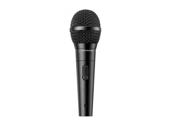 Audio Technica ATR1300x   - Microfone de mão dinâmico unidirecional para voz e instrumentos, Qualidade de som profissional para instrumentos musicais e de voz, Cabo destacável de 5 m (conector XLR para 6,3 mm), Estrutura metá...