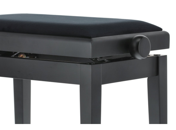 Banco de Piano Deluxe GEWA 130000 – Preto Mate