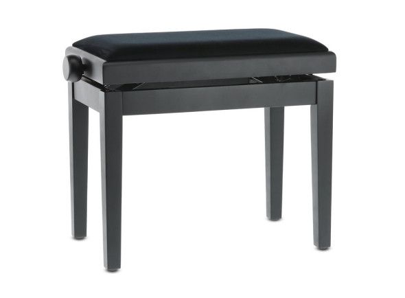 Banco de Piano Deluxe GEWA 130000 – Preto Mate