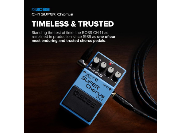 <b>BOSS CH-1 SUPER CHORUS pedal compacto efeitos guitarra elétrica</b>