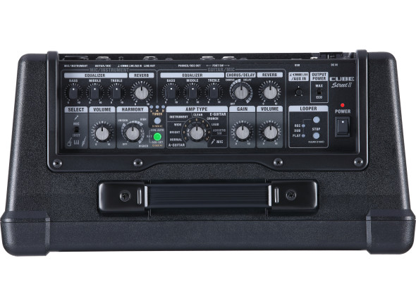 <b>BOSS CUBE STREET II BLACK Coluna Portátil Stereo preta Alimentação Pilhas Multi-efeitos MULTI-INSTRUMENTOS BEST-SELLER</b>