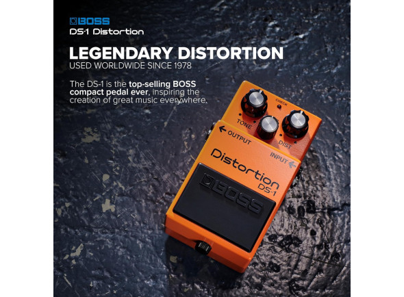 <b>BOSS DS-1 pedal Distorção para guitarra elétrica mais vendido no Mundo</b>