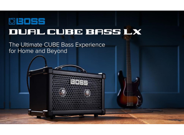 <b>BOSS DUAL CUBE BASS LX Combo de Baixo solid state portátil a pilhas multi-efeitos porta USB BEST-SELLER</b>