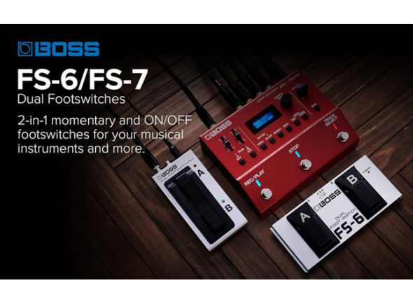 <b>BOSS FS-6 Pedal Interruptor Footswitch Duplo universal</b>