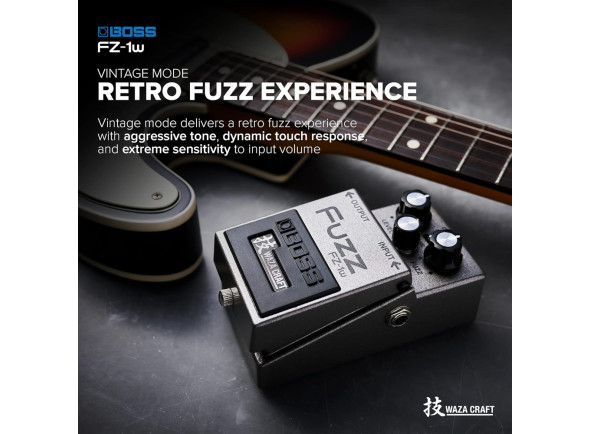 <b>BOSS FZ-1W Pedal FUZZ Edição Especial WAZA CRAFT</b>