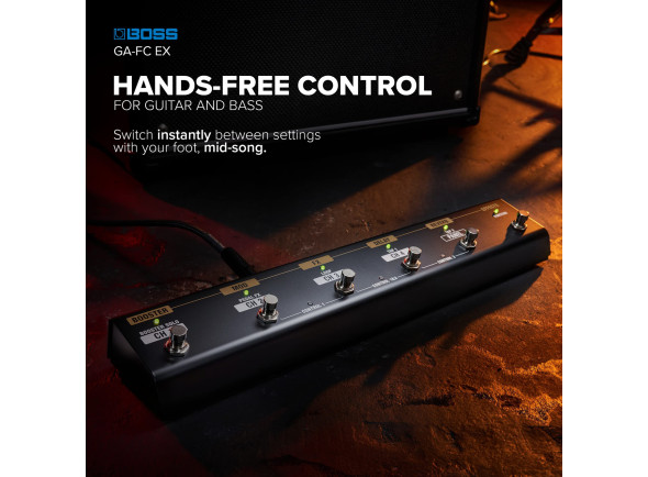 <b>BOSS GA-FC EX Pedaleira Controlo para Amplificadores Combos BOSS</b>