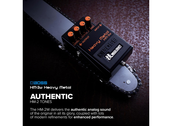 <b>BOSS HM-2W Heavy Metal Distorção Edição Especial Waza Craft</b>