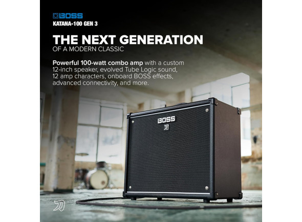 <b>BOSS KATANA 100 GEN 3 Combo Amplificador Guitarra Elétrica 100 Watts multi-efeitos altifalante 12-polegadas porta USB computador smartphone BEST-SELLER</b>
