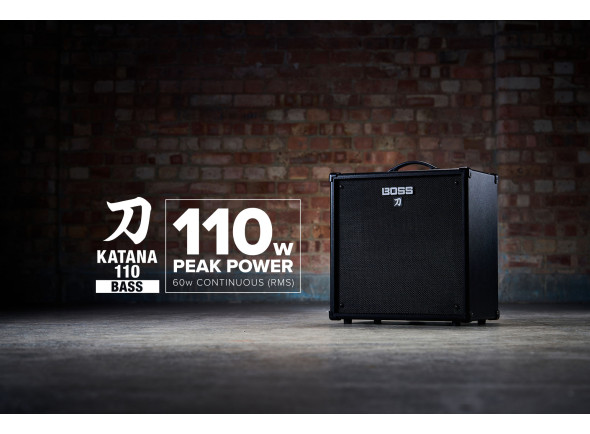 <b>BOSS KATANA-110 BASS Combo de Baixo Profissional Classe AB 110 Watts</b>