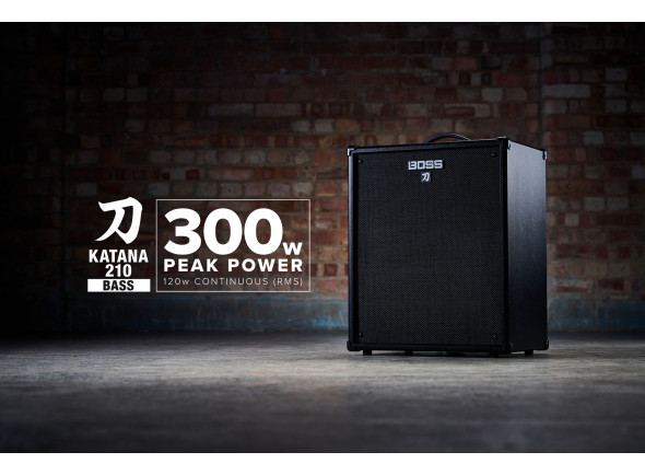 <b>BOSS KATANA 210 BASS Combo de Baixo Profissional Classe AB 300 Watts</b>