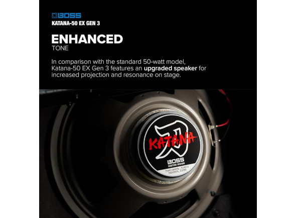 <b>BOSS KATANA 50 EX GEN 3 STEREO EXPAND Combo 50W 65 FX BEST-SELLER</b>