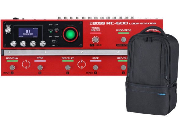 <b>BOSS RC-600 PEDALEIRA LOOPSTATION DELUXE PACK BOLSA TRANSPORTE BOSS CB-BU10</b>