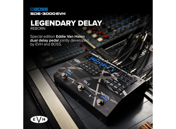 <b>BOSS SDE-3000EVH DUAL DIGITAL DELAY LIMITED EDITION EVH EDDIE VAN HALEN</b>