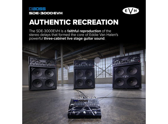 <b>BOSS SDE-3000EVH DUAL DIGITAL DELAY LIMITED EDITION EVH EDDIE VAN HALEN</b>