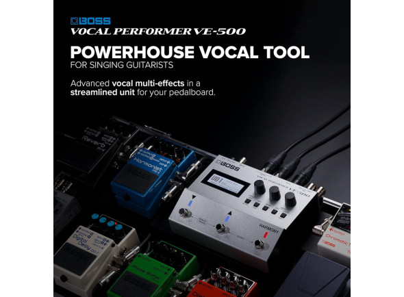 <b>BOSS VE-500 processador voz xlr asio vocoder robot porta usb computador</b>