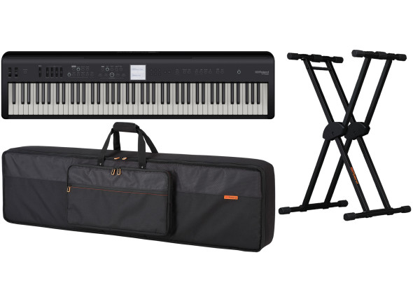 <b>DELUXE PIANO PACK Roland FP-E50 SACO TRANSPORTE ROLAND CB-B88V2 SUPORTE TECLADO ROLAND KS-20X</b>