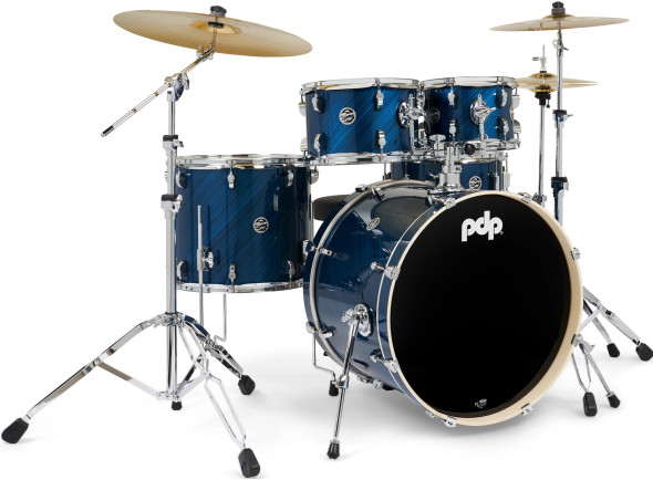 <b>DW PDP MAINSTAGE Twisted Blue Steel KIT BATERIA ACÚSTICA COMPLETA 5-PEÇAS PDMA2215KTTB</b>