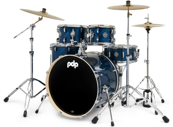 <b>DW PDP MAINSTAGE Twisted Blue Steel KIT BATERIA ACÚSTICA COMPLETA 5-PEÇAS PDMA2215KTTB</b>