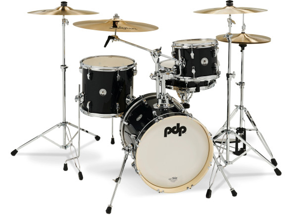<b>DW PDP NEW YORKER BLACK ONYX SPARKLE Shell Set 4 peças PDNY1604BO</b>