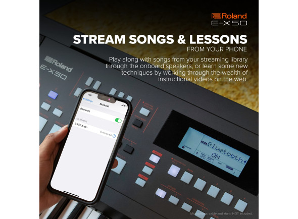 Roland E-X50 bluetooth para emparelhar com telemóvel