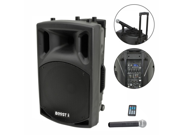 B-stock Sistema de Som Portátil/Sistemas Portáteis com Bateria BOOST  Coluna Amplificada 12