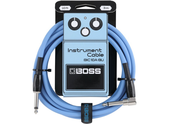 <b>BOSS BIC-10A-BU AZUL Cabo Audio Instrumento Jack reto/angulado mono 3 metros comprimento Garantia Vitalícia</b> <b>BOSS BIC-10A-BU AZUL Cabo Audio Instrumento Jack reto/angulado mono 3 metros comprimento Garantia Vitalícia</b>