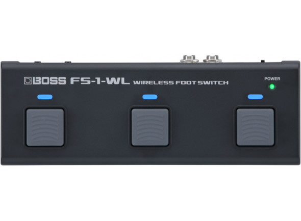BOSS FS-1-WL <b>Pedal Footswitch Bluetooth</b> para BOSS POCKET GT, KATANA AIR, WAZA AIR, GX-100 - BOSS FS-1-WL Pedal Triplo Footswitch Sem-fios Wireless Bluetooth, Pedal Sem-fios para controlo funções software DAW e hardware MIDI, Controlo wireless através Bluetooth ou ligação por cabo TRS MIDI...