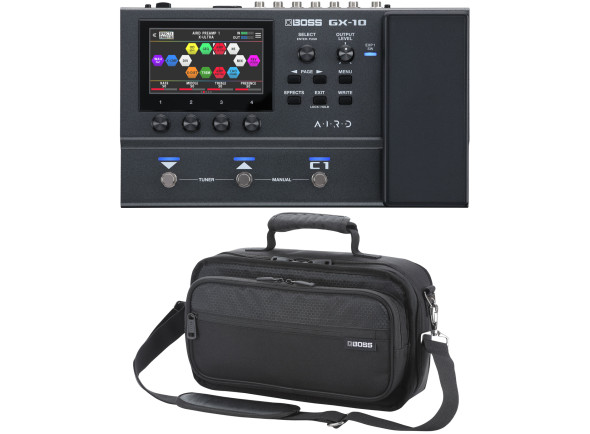 <b>PACK Pedaleira BOSS GX-10 MULTI-FX BOLSA TRANSPORTE BOSS CB-BM-S</b>
